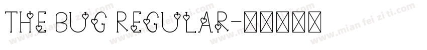 The Bug Regular字体转换